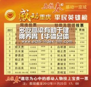 多吃高粱有助于健脾养胃【华体会体育app下载】(图4) 华体会官网下载